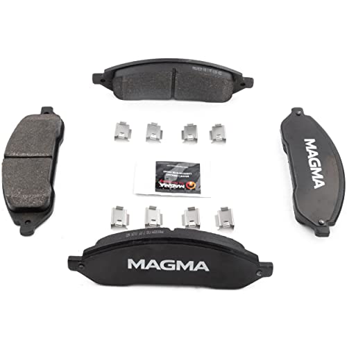 MAGMA Premium PMD1022M Semi-Metallic Brake Pads, Front