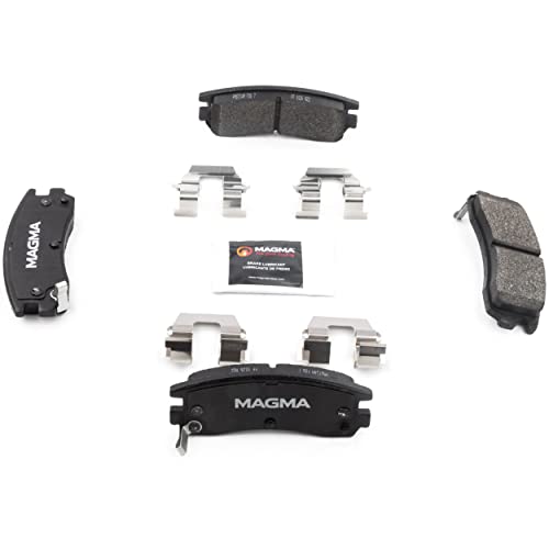 MAGMA Premium PMD714M Semi-Metallic Brake Pads, Rear
