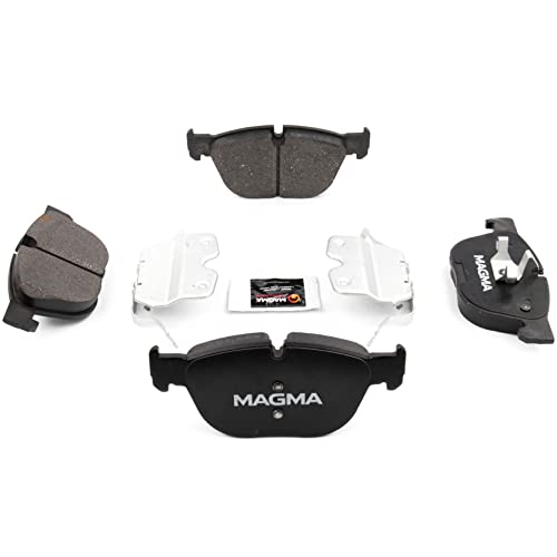 MAGMA Premium PMD1294M Semi-Metallic Brake Pads, Front