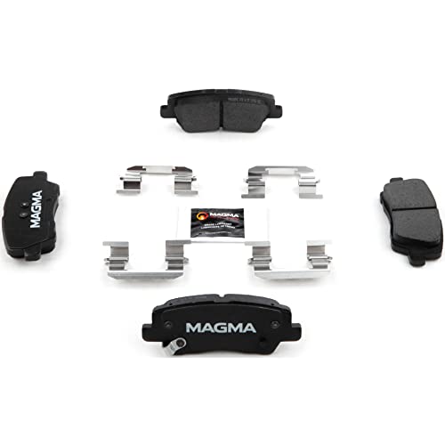 MAGMA Premium PMD1659C Ceramic Brake Pads, Rear