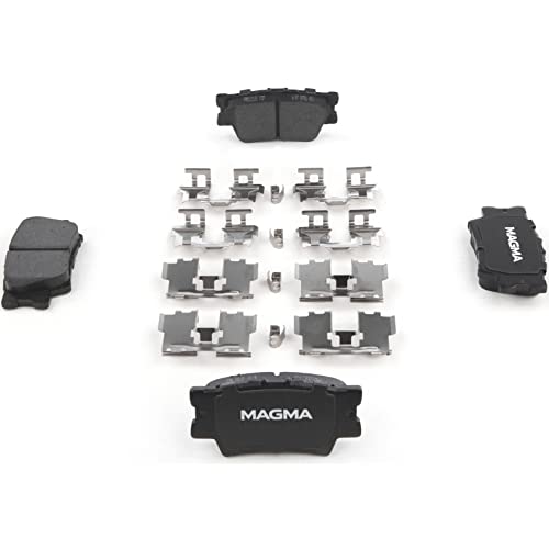 MAGMA Premium PMD1212C Ceramic Brake Pads, Rear
