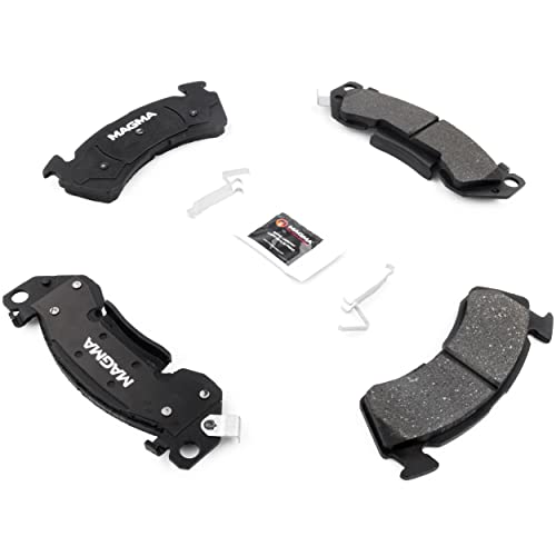 MAGMA Premium PMD614AM Semi-Metallic Brake Pads, Front