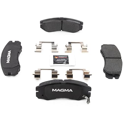 MAGMA Premium PMD579M Semi-Metallic Brake Pads, Front