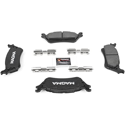 MAGMA Premium PMD1602C Ceramic Brake Pads, Rear