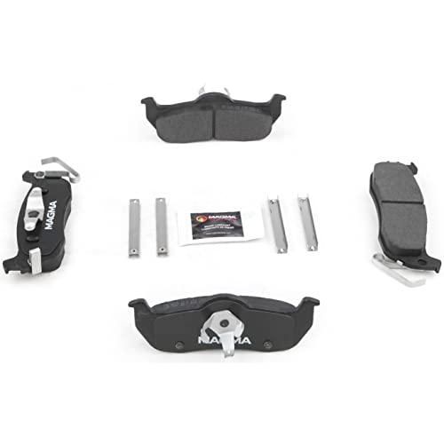 MAGMA Premium PMD1041C Ceramic Brake Pads, Rear