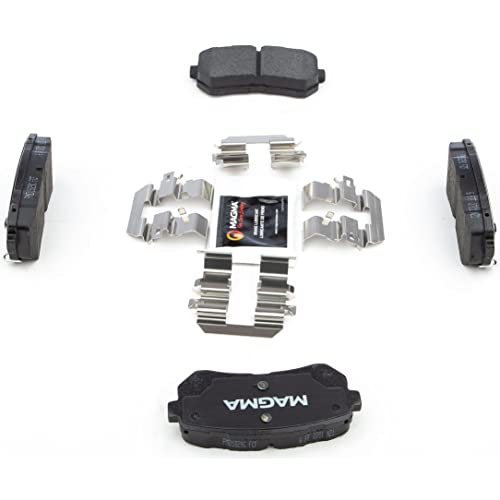 MAGMA Premium PMD1829C Ceramic Brake Pads, Rear