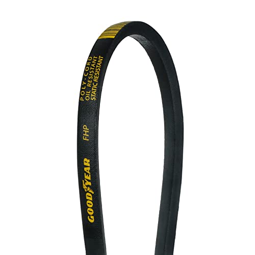Goodyear Belts 3L255 FHP Belts, Top Width: 0.38", Effective Length: 25.5"