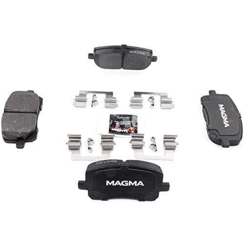 MAGMA Premium PMD923M Semi-Metallic Brake Pads, Front