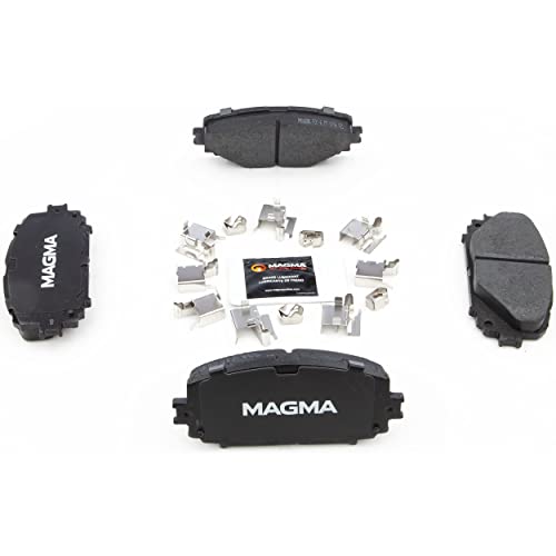 MAGMA Premium PMD1628C Ceramic Brake Pads, Front