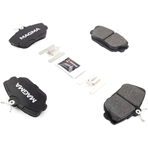 MAGMA Premium PMD598M Semi-Metallic Brake Pads, Front