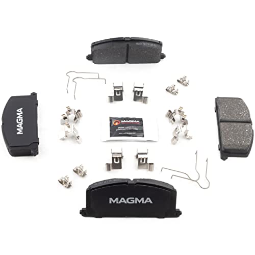 MAGMA Premium PMD242M Semi-Metallic Brake Pads, Front