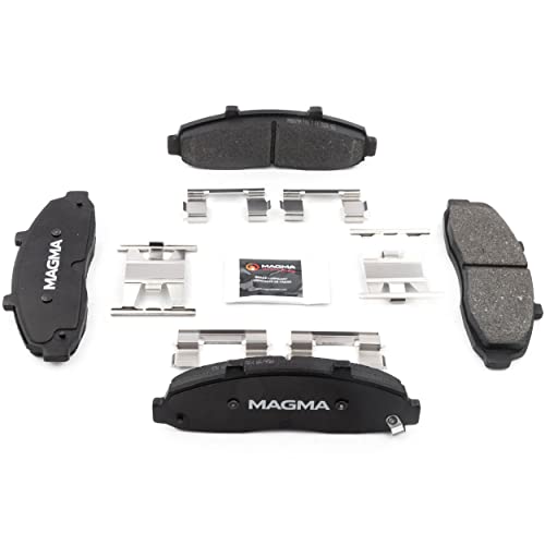 MAGMA Premium PMD679M Semi-Metallic Brake Pads, Front