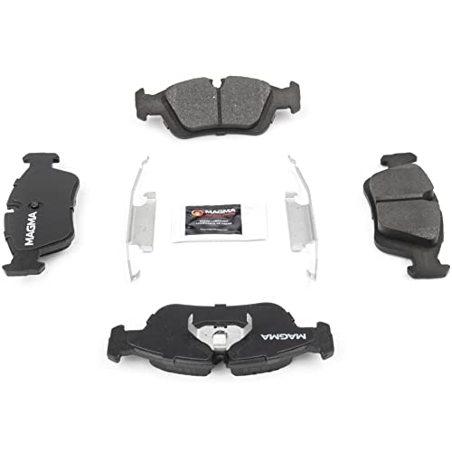 MAGMA Premium PMD558M Semi-Metallic Brake Pads, Front