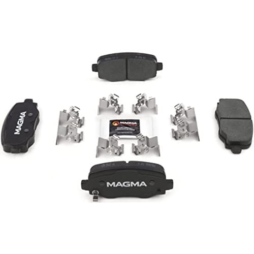 MAGMA Premium PMD1809C Ceramic Brake Pads, Rear
