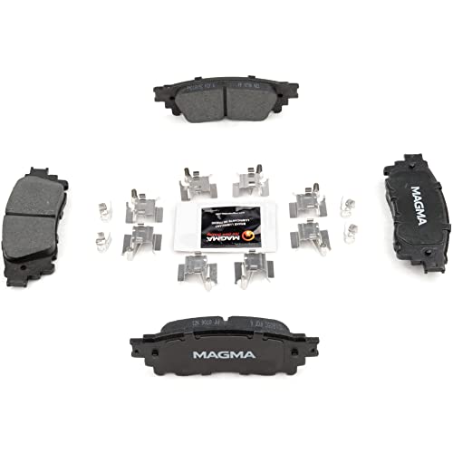 MAGMA Premium PMD1805C Ceramic Brake Pads, Rear