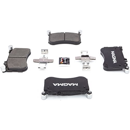 MAGMA Premium PMD1634M Semi-Metallic Brake Pads, Front