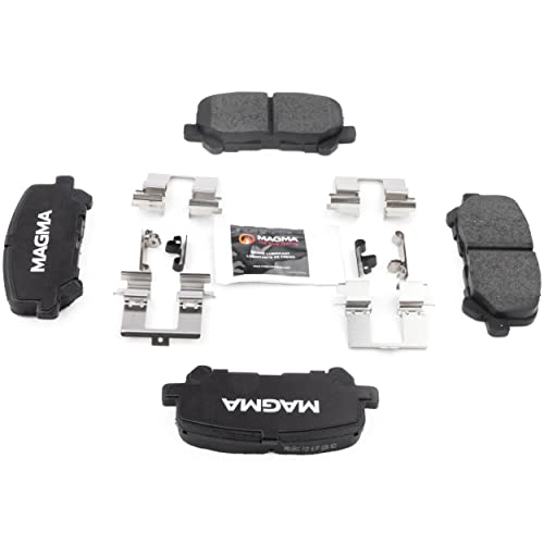 MAGMA Premium PMD1281C Ceramic Brake Pads, Rear