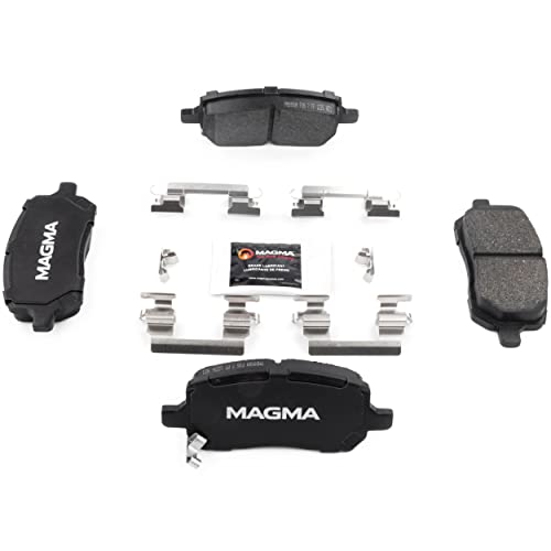 MAGMA Premium PMD956M Semi-Metallic Brake Pads, Front