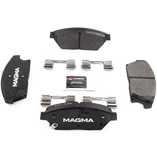 MAGMA Premium PMD1467M Semi-Metallic Brake Pads, Front