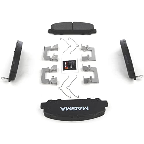 MAGMA Premium PMD1509C Ceramic Brake Pads, Front