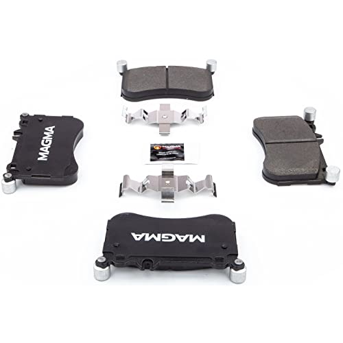 MAGMA Premium PMD1634M Semi-Metallic Brake Pads, Front