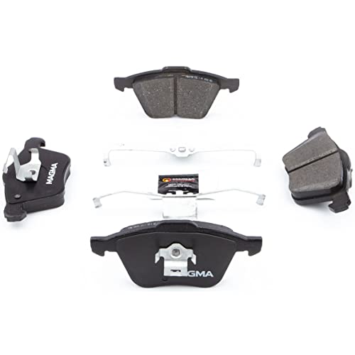 MAGMA Premium PMD979M Semi-Metallic Brake Pads, Front