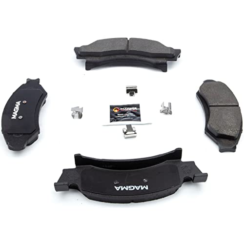 MAGMA Premium PMD375M Semi-Metallic Brake Pads, Front