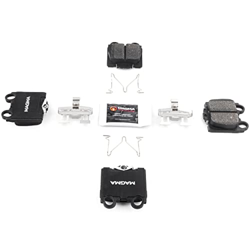 MAGMA Premium PMD771M Semi-Metallic Brake Pads, Rear
