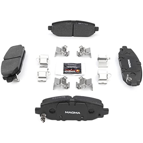 MAGMA Premium PMD2186C Ceramic Brake Pads, Rear