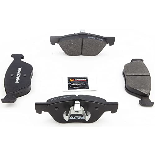 MAGMA Premium PMD1970M Semi-Metallic Brake Pads, Front