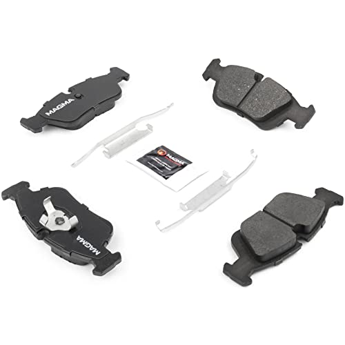 MAGMA Premium PMD558M Semi-Metallic Brake Pads, Front
