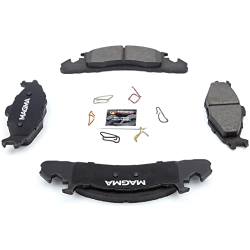 MAGMA Premium PMD259M Semi-Metallic Brake Pads, Front