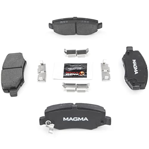 MAGMA Premium PMD1274C Ceramic Brake Pads, Rear