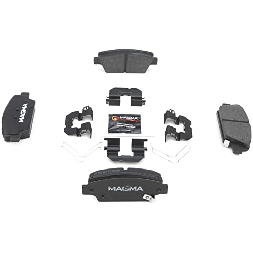 MAGMA Premium PMD2050C Ceramic Brake Pads, Rear