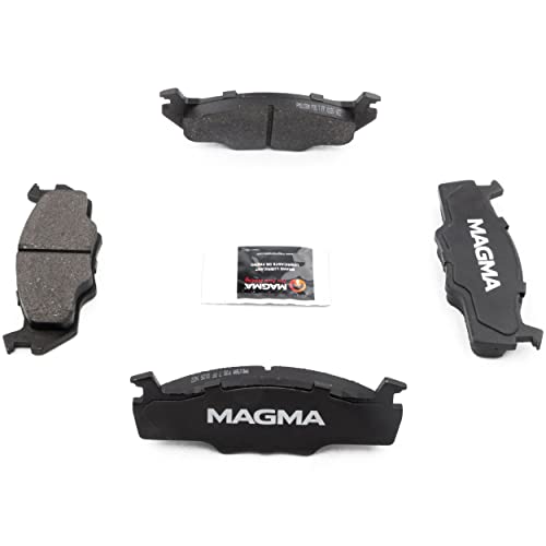 MAGMA Premium PMD158M Semi-Metallic Brake Pads, Front