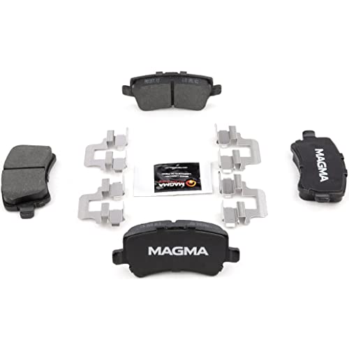 MAGMA Premium PMD1307C Ceramic Brake Pads, Rear