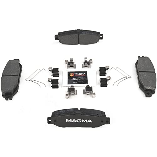 MAGMA Premium PMD613C Ceramic Brake Pads, Rear