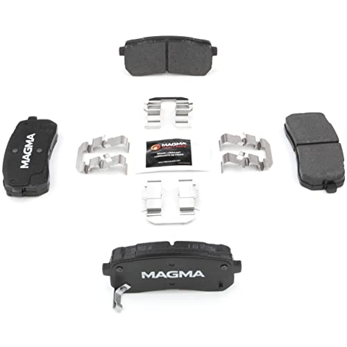 MAGMA Premium PMD1302C Ceramic Brake Pads, Rear