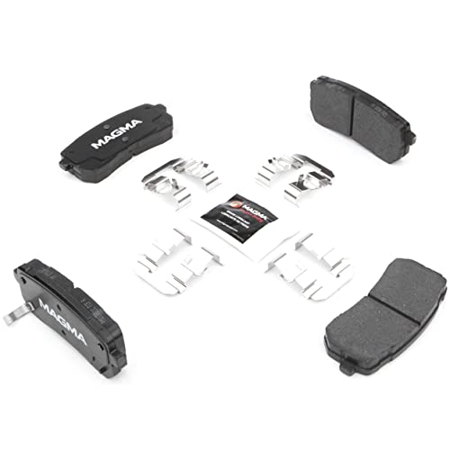 MAGMA Premium PMD1302C Ceramic Brake Pads, Rear