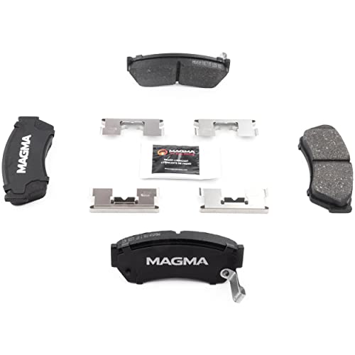 MAGMA Premium PMD451M Semi-Metallic Brake Pads, Front