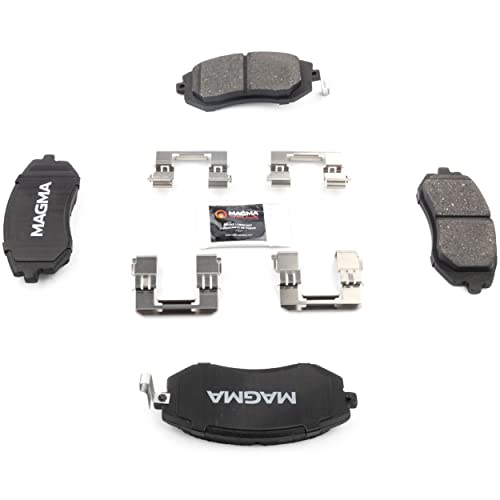 MAGMA Premium PMD929M Semi-Metallic Brake Pads, Front