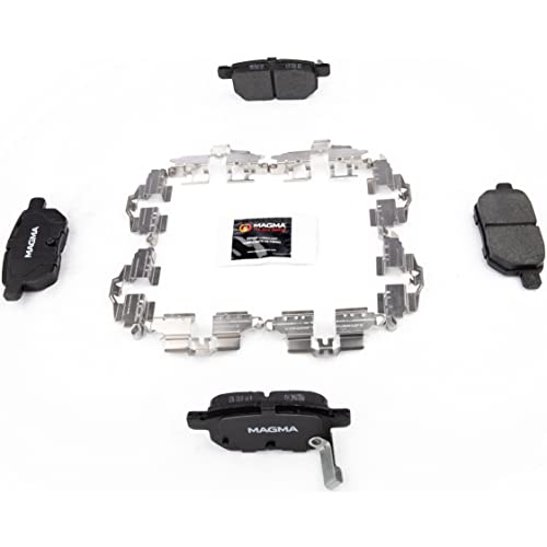 MAGMA Premium PMD1354C Ceramic Brake Pads, Rear