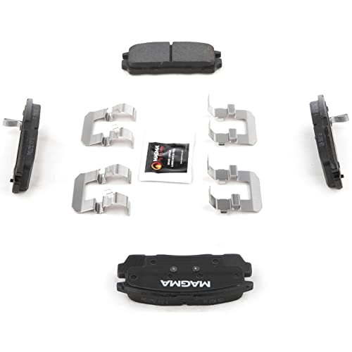 MAGMA Premium PMD1275C Ceramic Brake Pads, Rear