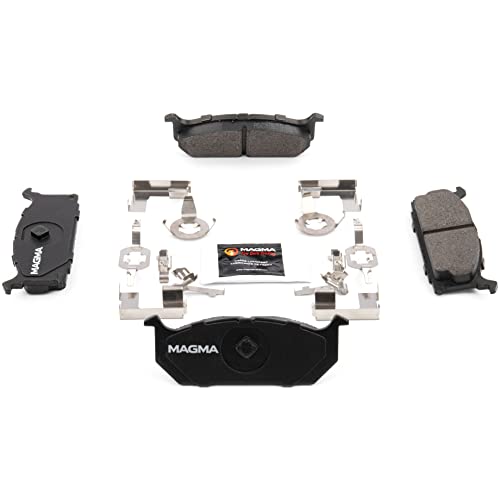 MAGMA Premium PMD420M Semi-Metallic Brake Pads, Front