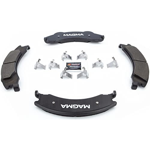 MAGMA Premium PMD1329M Semi-Metallic Brake Pads, Rear