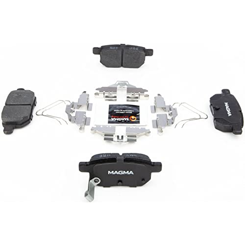 MAGMA Premium PMD1423C Ceramic Brake Pads, Rear