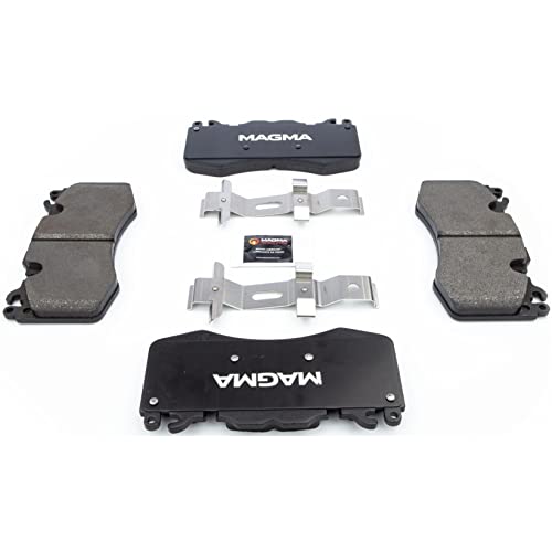 MAGMA Premium PMD1426M Semi-Metallic Brake Pads, Front