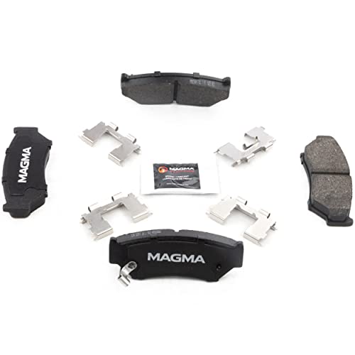 MAGMA Premium PMD556M Semi-Metallic Brake Pads, Front