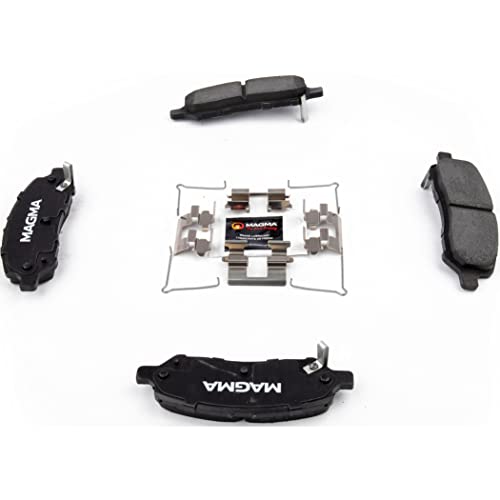 MAGMA Premium PMD1647C Ceramic Brake Pads, Rear