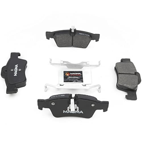 MAGMA Premium PMD986M Semi-Metallic Brake Pads, Rear